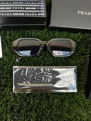 PRADA PR 17WS Men’s Geometric Black Designer Sunglasses Plastic Frame