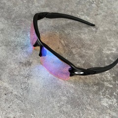 Oakley Flak Lightweight Sunglasses Prizm Blue Purple Lens Black Frame