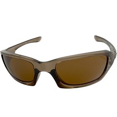 Oakley Five Sunglasses Brown Translucent Frame Bronze Lens Wrap Arounds 51-19