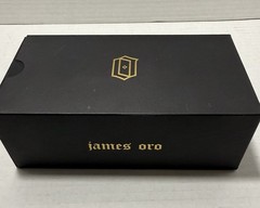 New James Oro “Icon” sunglass matte black/ black lens