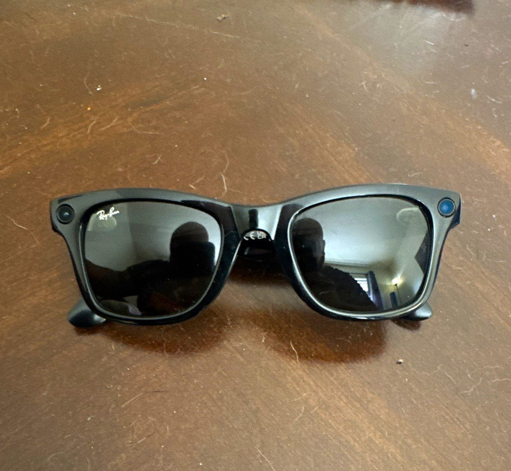 Ray-Ban RB2140 Wayfarer Polarized Sunglasses Black/Black Plastic 150mm