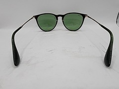 Pre-Owned Ray Ban Erika RB41716393/2 Polished Havana/Green Lenses Sunglasses