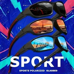 New 2025 Polarized Vertex Men AntiGlare Fishing Cycling Driving Sport Sunglasses