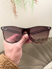 New Ray Ban Blaze Wayfarer RB4440-N 4440 Havana Brown Lens 141mm Width