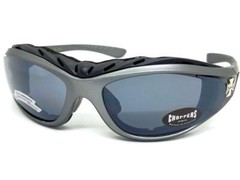 MOTORCYCLE Riding Padded Safety Protective SUN GLASSES GOGGLES Wind Resistant C3