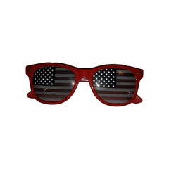 Vintage American USA US Flag Sunglasses Red Patriotic United States Stars Nerd