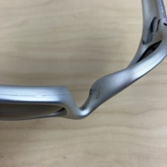 Vintage Oakley Ten X Silver Sunglasses Made In USA FRAMES ONLY