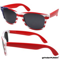 2 Pairs Bulk American Sunglasses USA Flag Classic Patriot