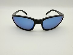 NEW Costa Del Mar BRINE II Polarized Sunglasses Matte Black / Blue Mirror 580P