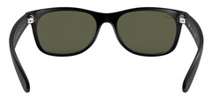 Ray-Ban Sunglasses RB 2132 NEW WAYFARER 622/30 55-18 Black Rubber Silver lenses