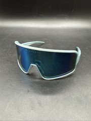 Blenders Rainwalker Eclipse Wrap Around Satin Metallic Blue Sunglasses