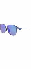 New Maui Jim Lamalama B652-03 Titanium Blue Men SQUARE POLARIZED Lens Sunglasses