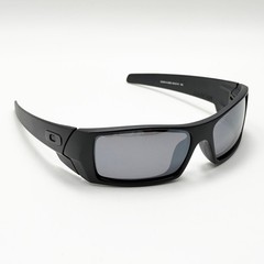 Oakley Gascan OO9014 Polarized Sunglasses Matte Black Mercury Grey Lens