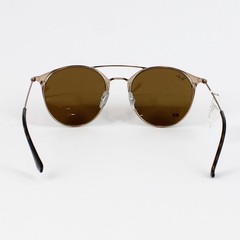 Ray-Ban Unisex Sunglasses RB3546 Phantos Copper Wire Frame, Havana & B-15 Brown