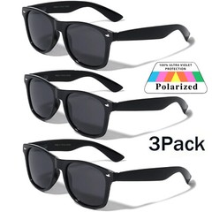 Vintage 80s Unisex Wayfar Retro Classic Style Anti Glare Polarized Sunglasses