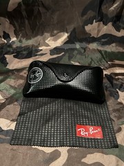 Ray-Ban Aviator Sunglasses Gold Metal Frame Black G-15 Glass Lenses