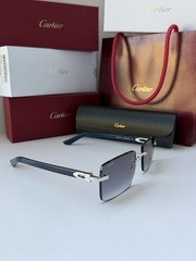 CARTIER CT0579S 008 Silver Blue Gradient Flash Mirror Lens Sunglasses AUTHENTIC