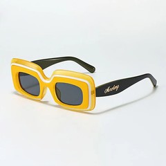 Retro Shades Luxury Sunglasses For Men Designer Famous Brand Square Sun Glasses