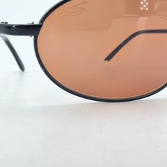 Serengeti 6534 Sunglasses Hurikanu Black Metal Round Oval Driver’s Lens READ