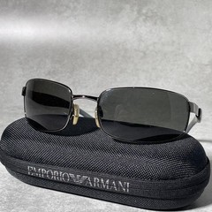Y2K Emporio Armani Sunglasses Square Metal Frame