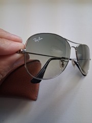 Ray-Ban RB 3362 003/32 Cockpit Sunglasses Gunmetal Frame Grey Polarized 59-14 2N