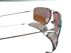 Revo AIR 1 Shiny Chrome POLARIZED PHOTOCHROMIC Blue Water Sunglass 1190 03 BLP