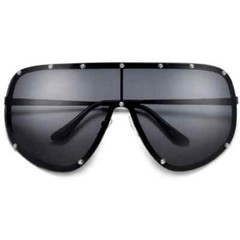 Men Women Sunglasses Fashion OVERSIZED Big MASK SHIELD Celebrity Polarized Large