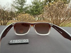 Ray-Ban RB4165 Sunglasses Gradient Frame Polarized Brown Lens