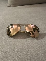 Ray-Ban RB3449 Aviator Sunglasses Gold Frame Brown Mirror Lens 59□14 135
