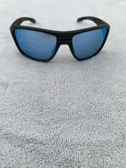 Oakley Split Shot Sunglasses Woodgrain Frame Prizm Deep H2O Polarized Lenses