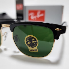 Ray-Ban RB3025 Aviator Pilot Sunglasses Gold Frame Gradient Blue Lens 58 mm