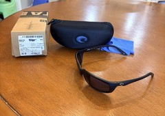 Costa Del Mar Brine II Polarized Sunglasses Matte Black/Gray 580P