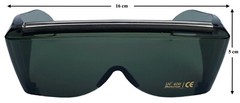 SUNSHIELDS Premier Driving Smoke Tinted Lens Marked Case Fit Over Sunglasses