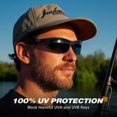Men’s Sports Sunglasses Polarized UV400 Protection Cycling Running Fishing