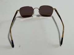 Ray-Ban RB3664CH Polarized Chromance Square Sunglasses Brown Tortoise Gold Front