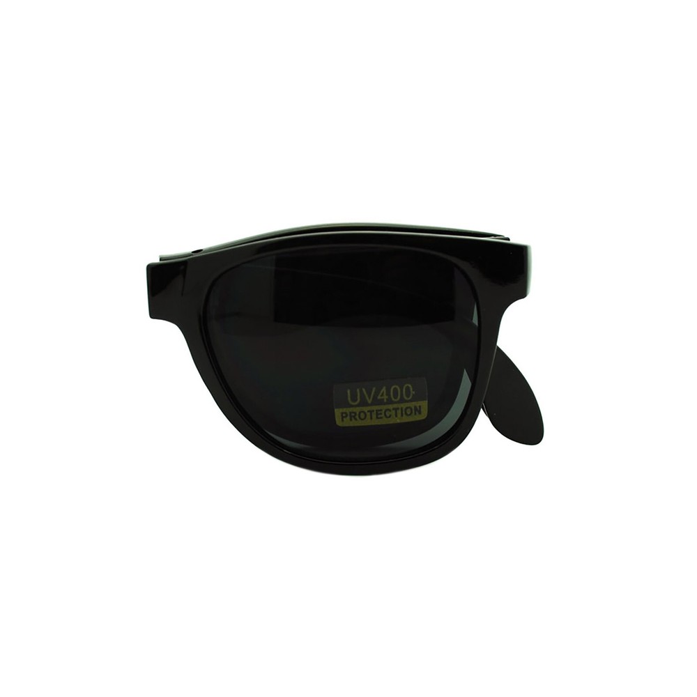 Folding Foldable Sunglasses 80’s Classic Square Horn Rim Shades UV 400