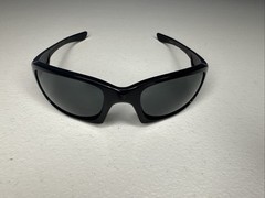 Oakley Wrap Sunglasses Black FRAMES ONLY Made in USA Size 4+1² Vintage