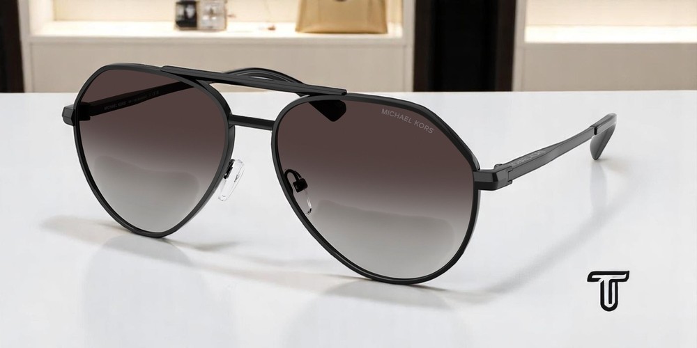 MICHAEL KORS MK1168 10058G Brentwood Black Grey Gradient 58 mm Men’s Sunglasses