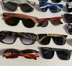 24 Sunglasses Frames Lot Assorted Brands Mix Mens Womens Kids “READ”