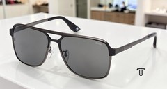 BMW BW0069-H 02D Matte Black Smoke Polarized 59 mm Pilot Men’s Sunglasses