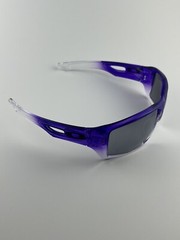 Oakley Eye Patch 2 Purple Clear Fade Frame Black Iridum Lens Oil Rig RARE