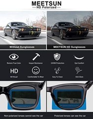 Polarized Sunglasses for Women Men Trendy Classic Retro Designer Style Fashion