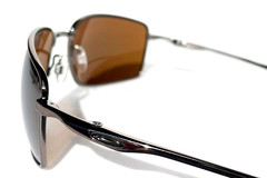 NEW Oakley SQUARE WIRE Tungsten POLARIZED Tungsten Lens Sunglasses 4075-06