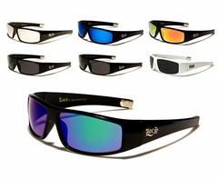 LOCS Sunglasses Sport Gangster Style Hardcore Shades Plastic Frames Men Women.