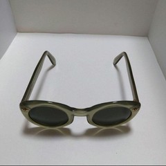 Emporio Armani Pale Olive Round Women’S Sunglasses