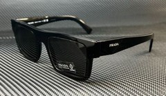 PRADA PR 19WS 1AB5S0 Black Grey Men’s 52 mm Sunglasses
