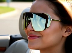 Men Women Sunglasses Fashion OVERSIZED Big MASK SHIELD Celebrity Polarized Large