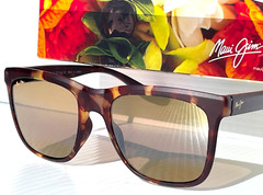 NEW Maui Jim PEHU Tokyo Tortoise POLARIZED HCL Bronze Lens Sunglass H602-10