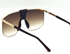 Men Women Black Lens Glasses Sunglasses Fashion Big Oversize Flat Lens Square