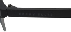 Perry Ellis Mens Sunglass Matte Grey Plastic Square, Solid Smoke Lens PE98 2